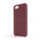 Чохол Full Silicone Case для Apple iPhone 7, 8, SE 2020 maroon (42) (без логотипу) TPS-2710000256724