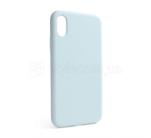 Чохол Full Silicone Case для Apple iPhone X, Xs sky blue (58) (без логотипу) TPS-2710000257028