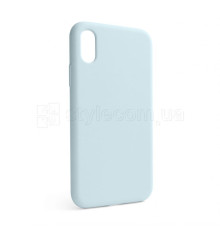 Чохол Full Silicone Case для Apple iPhone X, Xs sky blue (58) (без логотипу) TPS-2710000257028 2710000257028