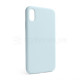 Чохол Full Silicone Case для Apple iPhone X, Xs sky blue (58) (без логотипу) TPS-2710000257028