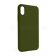 Чохол Full Silicone Case для Apple iPhone X, Xs forest green (63) (без логотипу) TPS-2710000257073