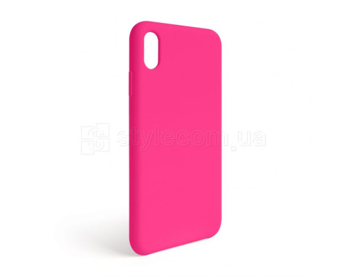 Чохол Full Silicone Case для Apple iPhone Xr shiny pink (38) (без логотипу)