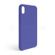 Чохол Full Silicone Case для Apple iPhone Xr purple (34) (без логотипу) TPS-2710000257912