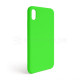 Чохол Full Silicone Case для Apple iPhone Xr shiny green (40) (без логотипу) TPS-2710000257967