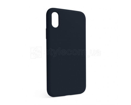 Чохол Full Silicone Case для Apple iPhone X, Xs dark blue (08) (без логотипу) TPS-2710000257240