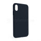 Чохол Full Silicone Case для Apple iPhone X, Xs dark blue (08) (без логотипу) TPS-2710000257240