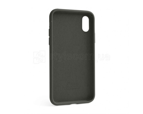 Чохол Full Silicone Case для Apple iPhone X, Xs dark olive (35) (без логотипу) TPS-2710000257264