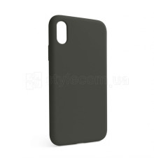 Чохол Full Silicone Case для Apple iPhone X, Xs dark olive (35) (без логотипу) TPS-2710000257264