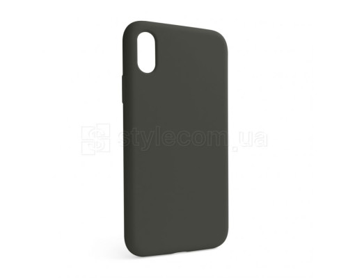 Чохол Full Silicone Case для Apple iPhone X, Xs dark olive (35) (без логотипу) TPS-2710000257264