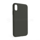 Чохол Full Silicone Case для Apple iPhone X, Xs dark olive (35) (без логотипу) TPS-2710000257264