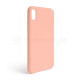 Чохол Full Silicone Case для Apple iPhone Xr grapefruit (61) (без логотипу) TPS-2710000257554