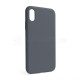 Чохол Full Silicone Case для Apple iPhone X, Xs dark grey (15) (без логотипу) TPS-2710000257257