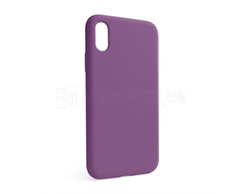 Чохол Full Silicone Case для Apple iPhone X, Xs grape (43) (без логотипу) TPS-2710000257301