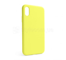 Чохол Full Silicone Case для Apple iPhone X, Xs flash lime (41) (без логотипу) TPS-2710000257295