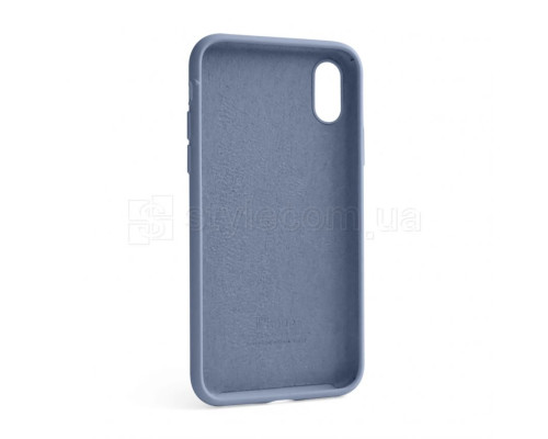 Чохол Full Silicone Case для Apple iPhone X, Xs lavender grey (28) (без логотипу) TPS-2710000257325