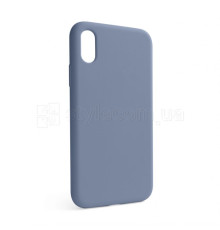 Чохол Full Silicone Case для Apple iPhone X, Xs lavender grey (28) (без логотипу) TPS-2710000257325