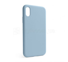 Чохол Full Silicone Case для Apple iPhone X, Xs light blue (05) (без логотипу) TPS-2710000257332