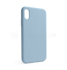 Чохол Full Silicone Case для Apple iPhone X, Xs light blue (05) (без логотипу) TPS-2710000257332 2710000257332