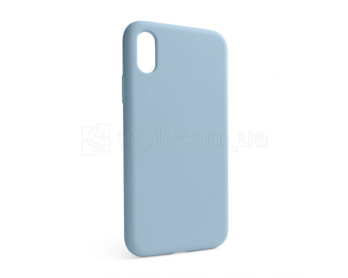 Чохол Full Silicone Case для Apple iPhone X, Xs light blue (05) (без логотипу) TPS-2710000257332