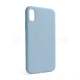 Чохол Full Silicone Case для Apple iPhone X, Xs light blue (05) (без логотипу) TPS-2710000257332