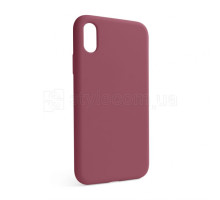 Чохол Full Silicone Case для Apple iPhone X, Xs maroon (42) (без логотипу) TPS-2710000257363