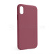 Чохол Full Silicone Case для Apple iPhone X, Xs maroon (42) (без логотипу) TPS-2710000257363