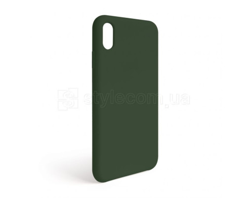 Чохол Full Silicone Case для Apple iPhone Xr atrovirens green (54) (без логотипу) TPS-2710000257660