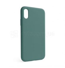 Чохол Full Silicone Case для Apple iPhone X, Xs pine green (55) (без логотипу) TPS-2710000257394