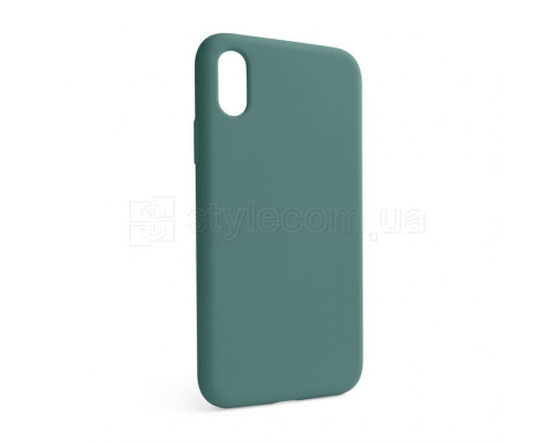 Чохол Full Silicone Case для Apple iPhone X, Xs pine green (55) (без логотипу) TPS-2710000257394