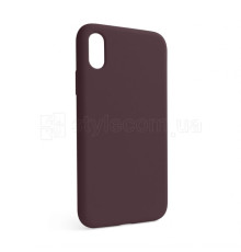 Чохол Full Silicone Case для Apple iPhone X, Xs plum (57) (без логотипу) TPS-2710000257400