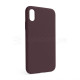 Чохол Full Silicone Case для Apple iPhone X, Xs plum (57) (без логотипу) TPS-2710000257400