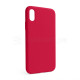 Чохол Full Silicone Case для Apple iPhone X, Xs rose red (37) (без логотипу) TPS-2710000257431