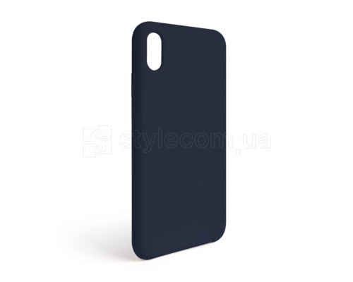 Чохол Full Silicone Case для Apple iPhone Xr dark blue (08) (без логотипу) TPS-2710000257745