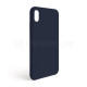 Чохол Full Silicone Case для Apple iPhone Xr dark blue (08) (без логотипу) TPS-2710000257745