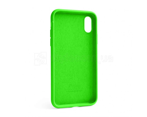Чохол Full Silicone Case для Apple iPhone X, Xs shiny green (40) (без логотипу)