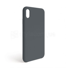 Чохол Full Silicone Case для Apple iPhone Xr dark grey (15) (без логотипу) TPS-2710000257752