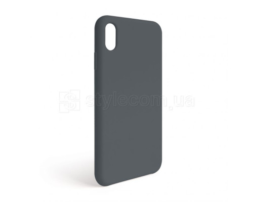 Чохол Full Silicone Case для Apple iPhone Xr dark grey (15) (без логотипу) TPS-2710000257752