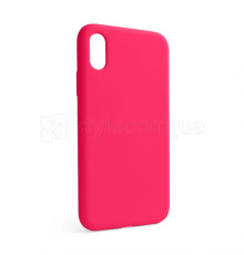 Чохол Full Silicone Case для Apple iPhone X, Xs shiny pink (38) (без логотипу) TPS-2710000257479