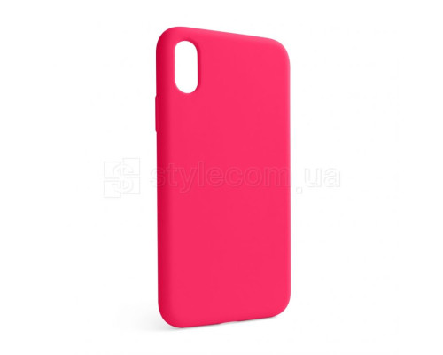 Чохол Full Silicone Case для Apple iPhone X, Xs shiny pink (38) (без логотипу) TPS-2710000257479