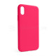 Чохол Full Silicone Case для Apple iPhone X, Xs shiny pink (38) (без логотипу) TPS-2710000257479