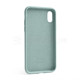 Чохол Full Silicone Case для Apple iPhone X, Xs turquoise (17) (без логотипу) TPS-2710000257486