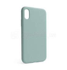 Чохол Full Silicone Case для Apple iPhone X, Xs turquoise (17) (без логотипу)