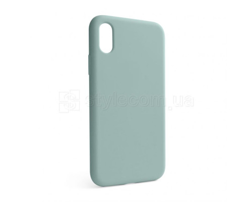 Чохол Full Silicone Case для Apple iPhone X, Xs turquoise (17) (без логотипу) TPS-2710000257486