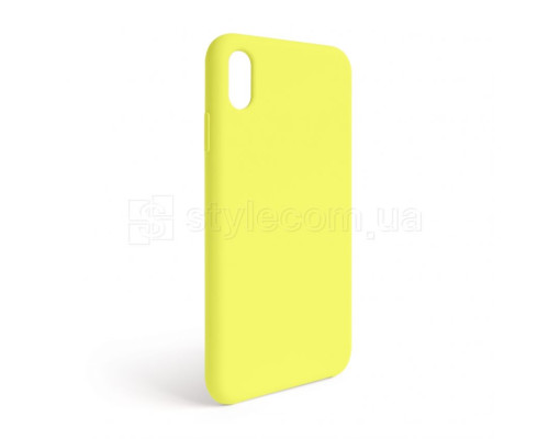 Чохол Full Silicone Case для Apple iPhone Xr flash lime (41) (без логотипу) TPS-2710000257790