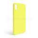 Чохол Full Silicone Case для Apple iPhone Xr flash lime (41) (без логотипу) TPS-2710000257790