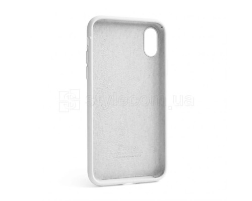 Чохол Full Silicone Case для Apple iPhone X, Xs white (09) (без логотипу) TPS-2710000257509