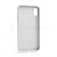 Чохол Full Silicone Case для Apple iPhone X, Xs white (09) (без логотипу) TPS-2710000257509