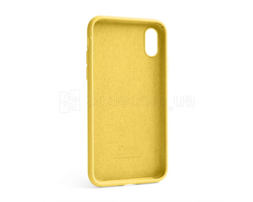 Чохол Full Silicone Case для Apple iPhone X, Xs yellow (04) (без логотипу) TPS-2710000257516