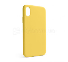 Чохол Full Silicone Case для Apple iPhone X, Xs yellow (04) (без логотипу) TPS-2710000257516