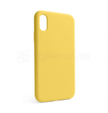 Чохол Full Silicone Case для Apple iPhone X, Xs yellow (04) (без логотипу) TPS-2710000257516 2710000257516